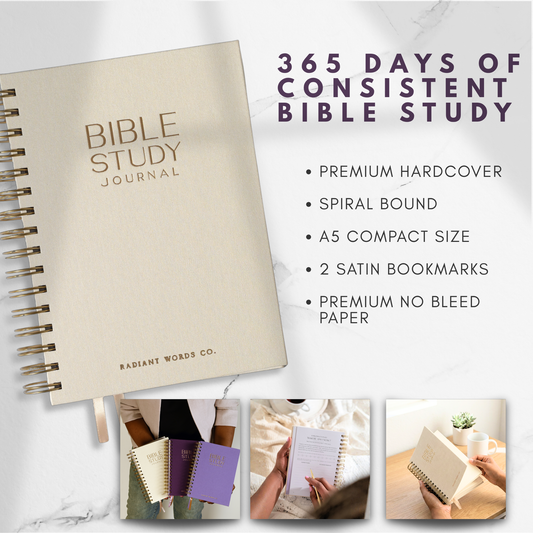 Bible Study Journal (Spring Beige)
