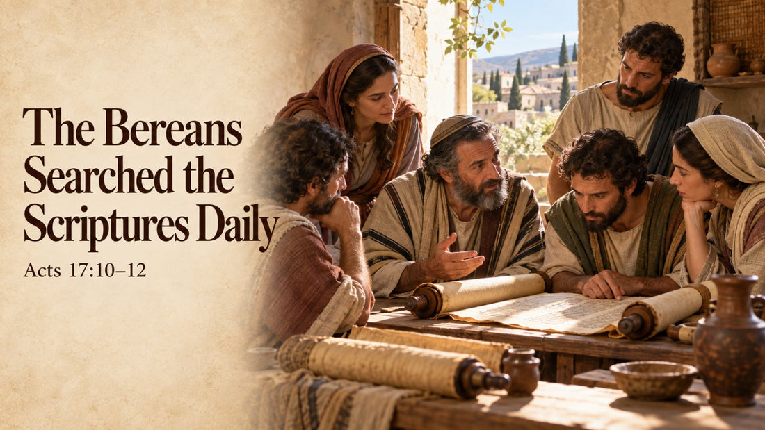 The Bereans Searched the Scriptures Daily (Acts 17:10-12)