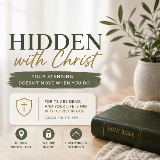 Hidden With Christ: Why Your Standing Doesn't Move When You Do
