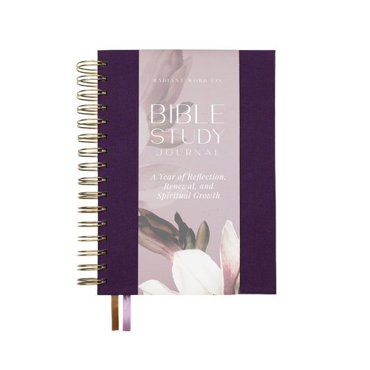 Bible Study Journal  (Spring Purple)