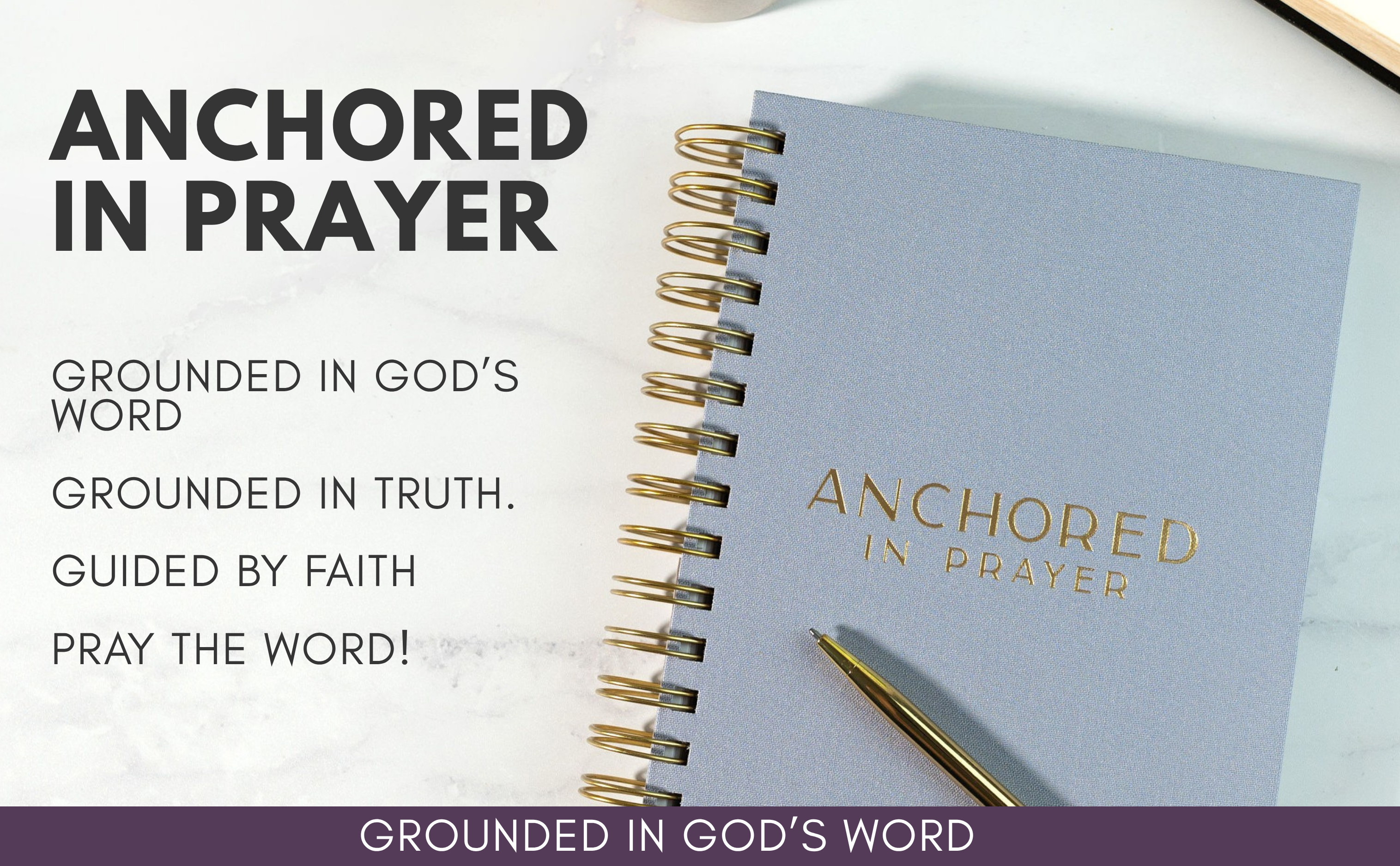Anchored in Prayer (Blue)