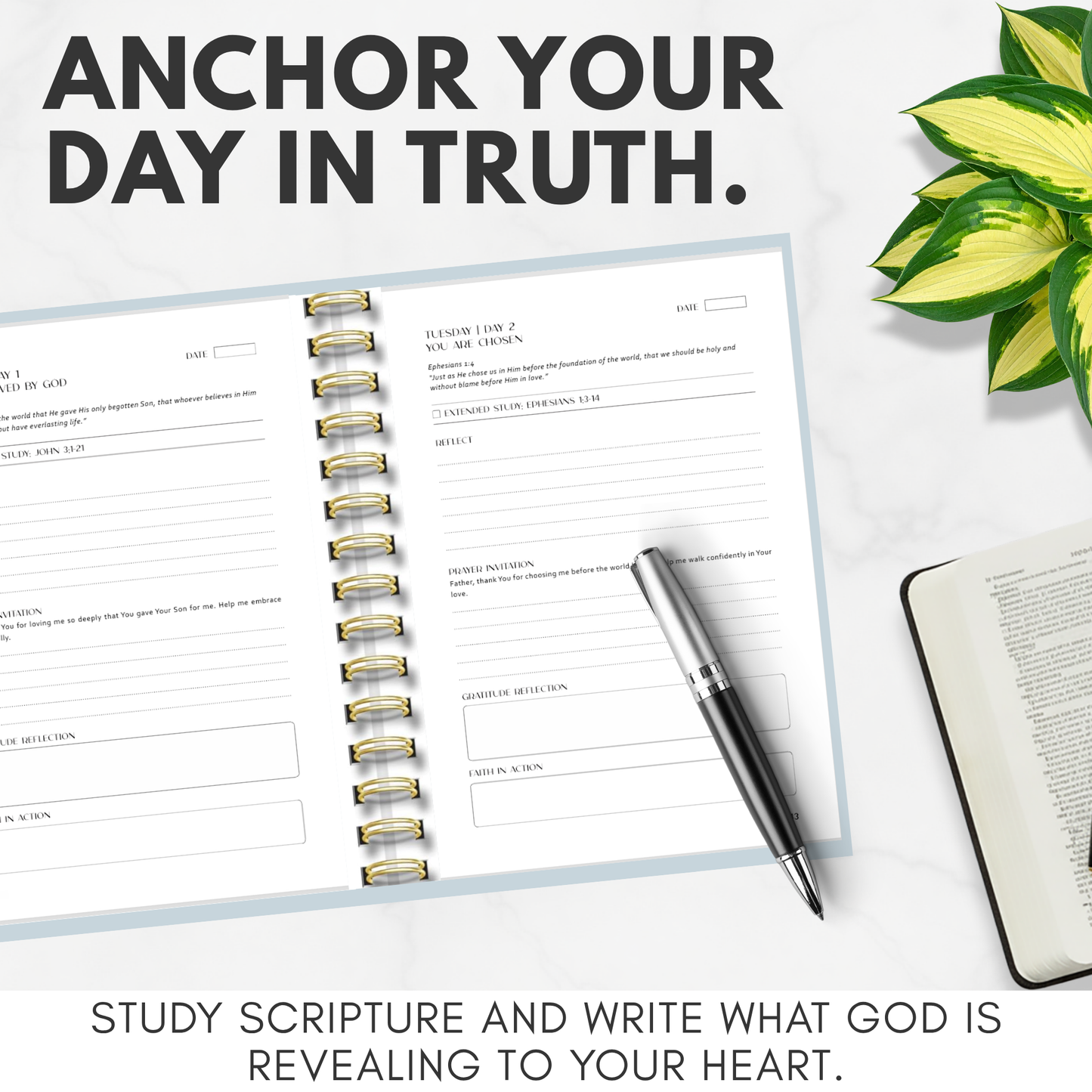 Anchored in Prayer (Blue)