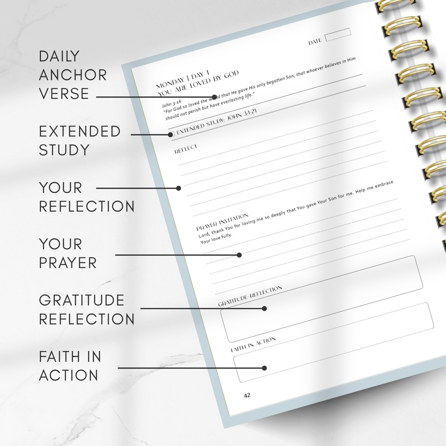 Anchored in Prayer (Blue)