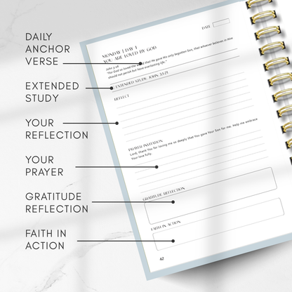 Anchored in Prayer (Blue)