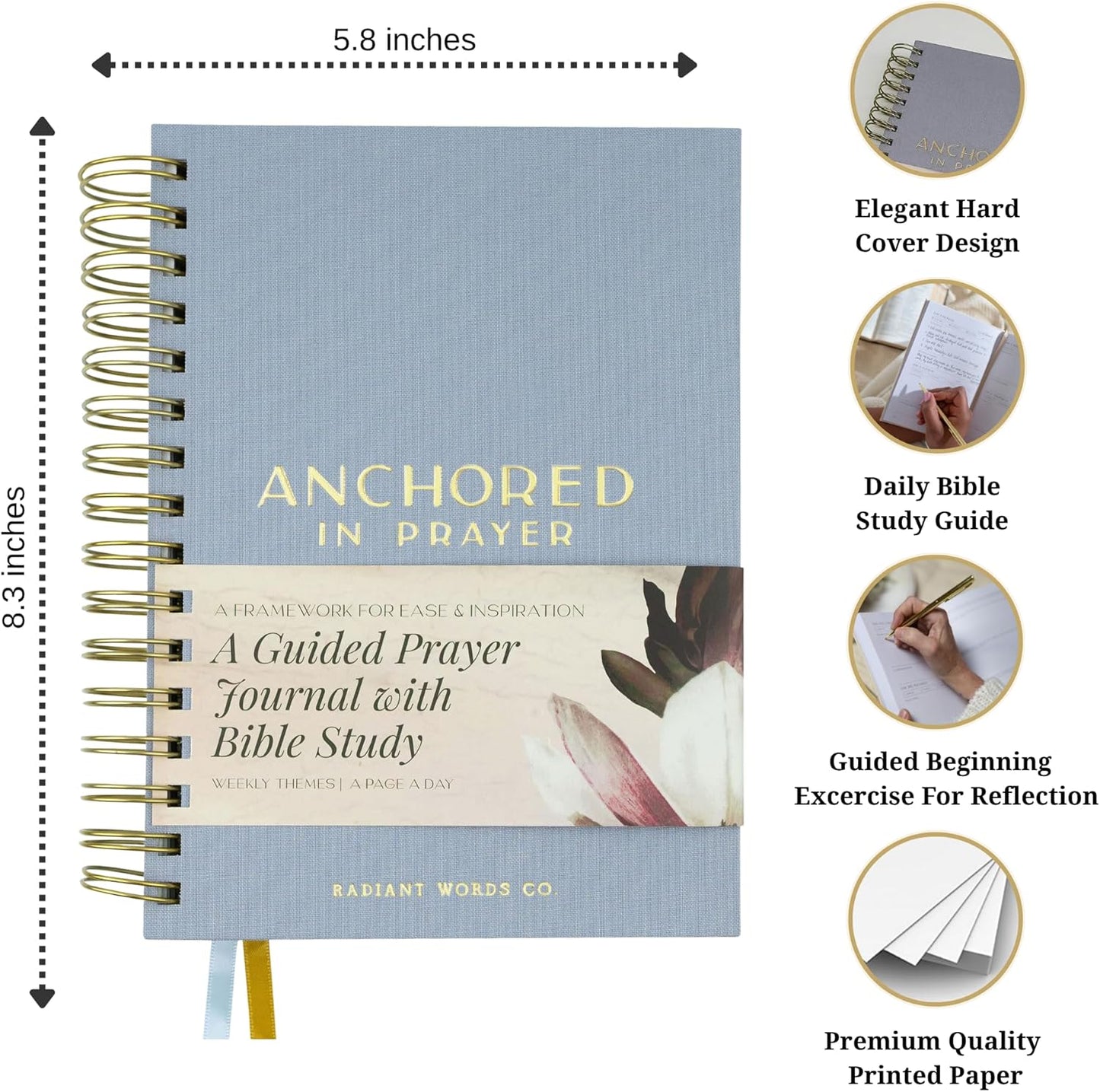 Anchored in Prayer (Blue)