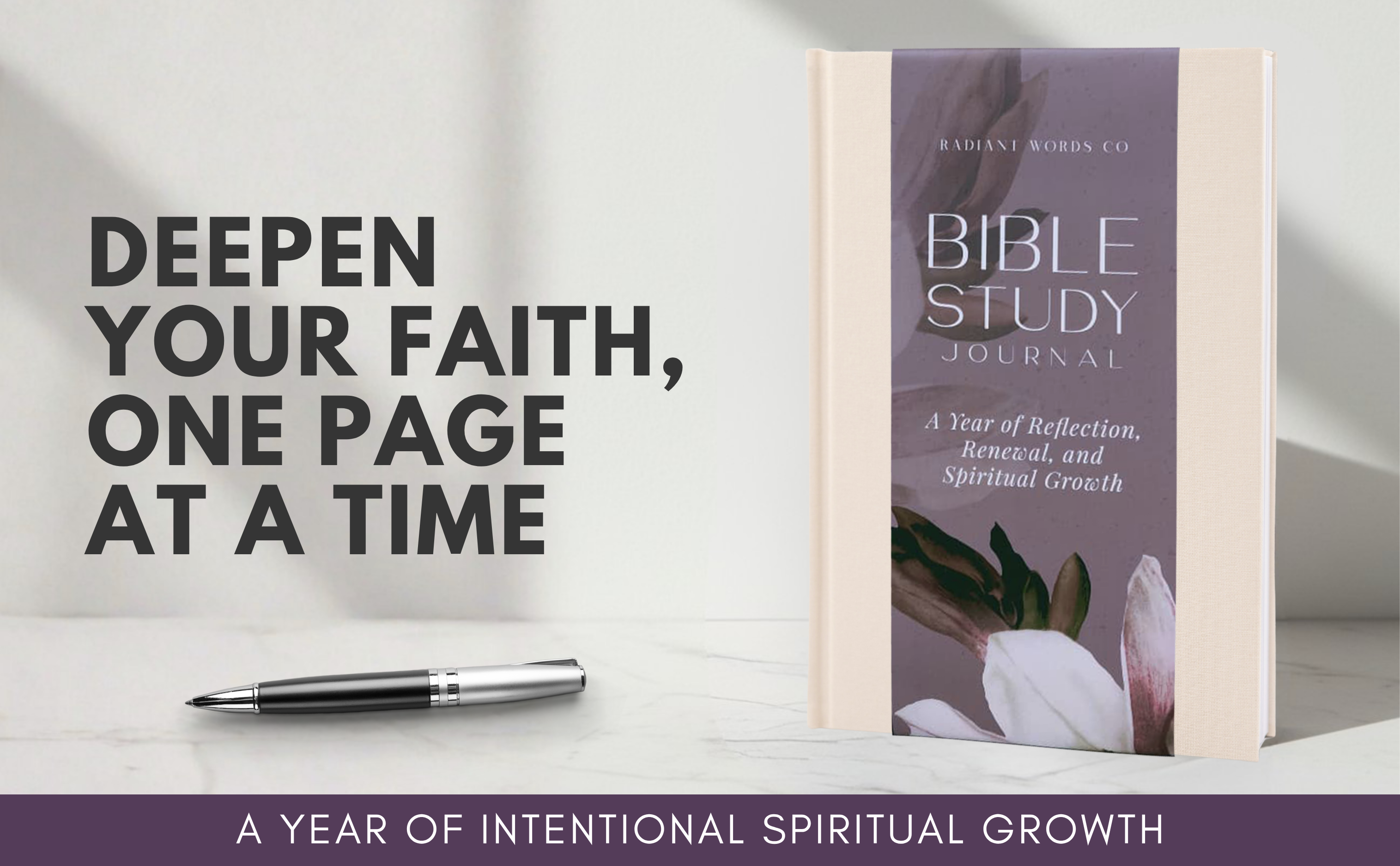 Bible Study Journal  (Beige)