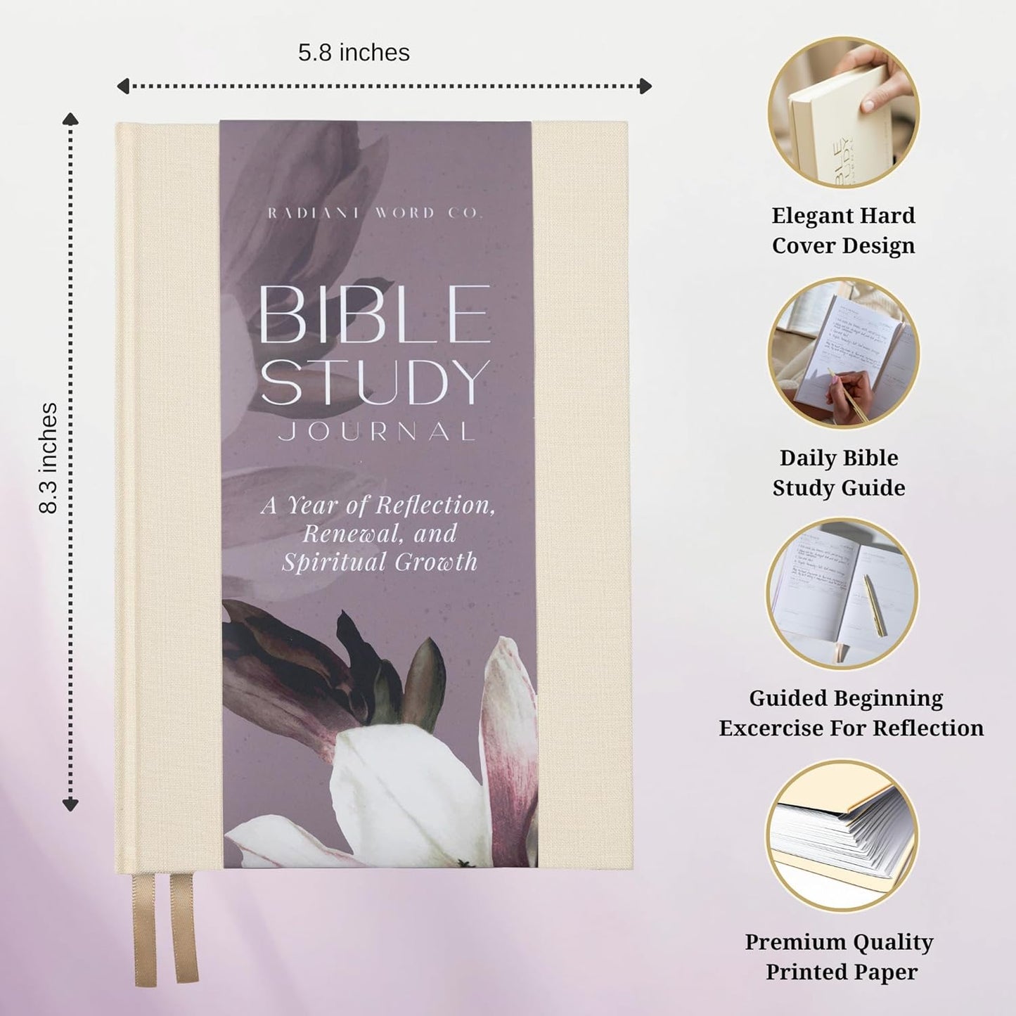 Bible Study Journal  (Beige)