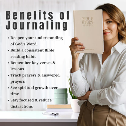 Bible Study Journal  (Beige)