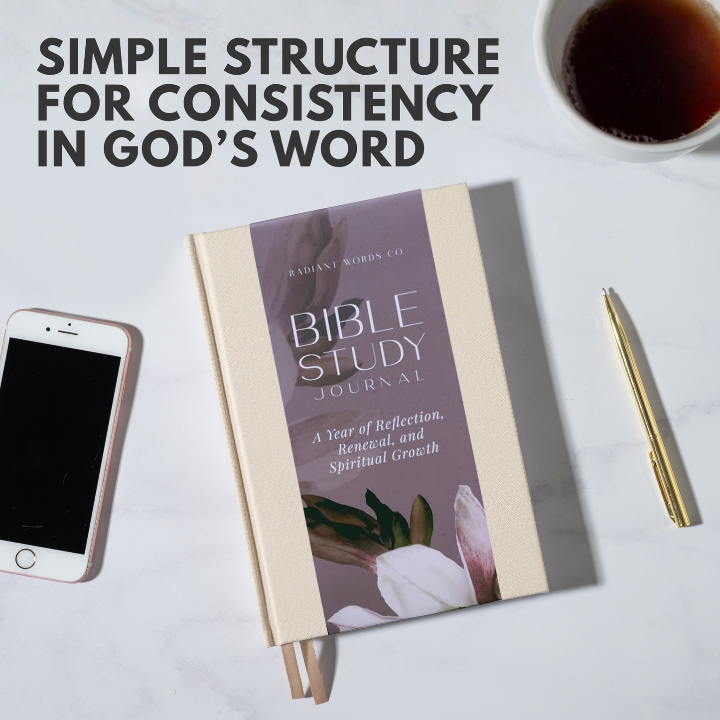 Bible Study Journal  (Beige)