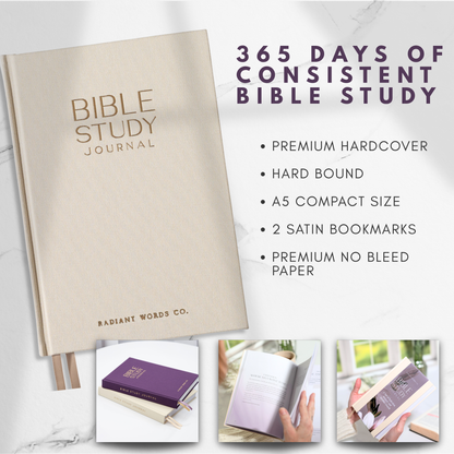Bible Study Journal  (Beige)