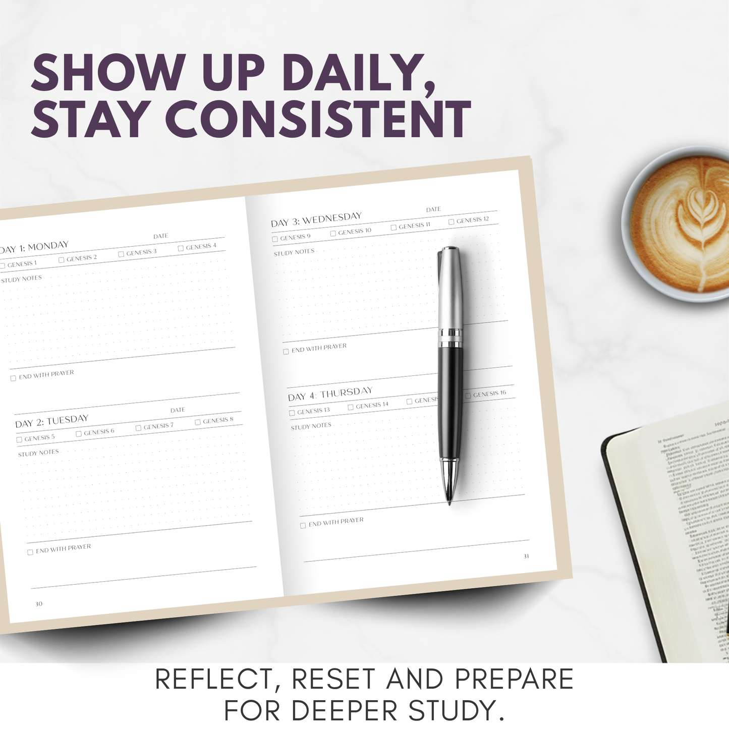 Bible Study Journal  (Beige)