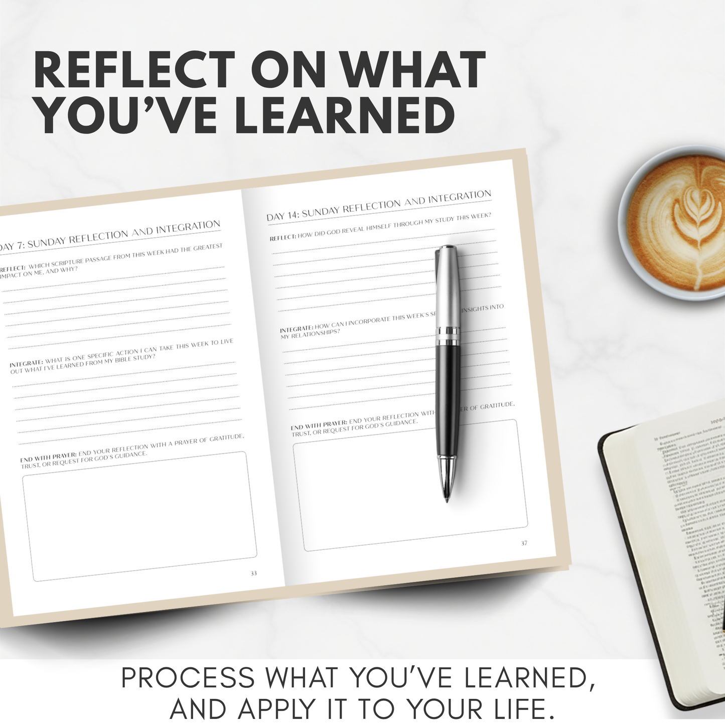 Bible Study Journal  (Beige)