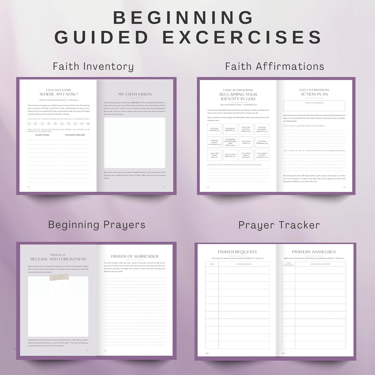 Bible Study Journal  (Purple)