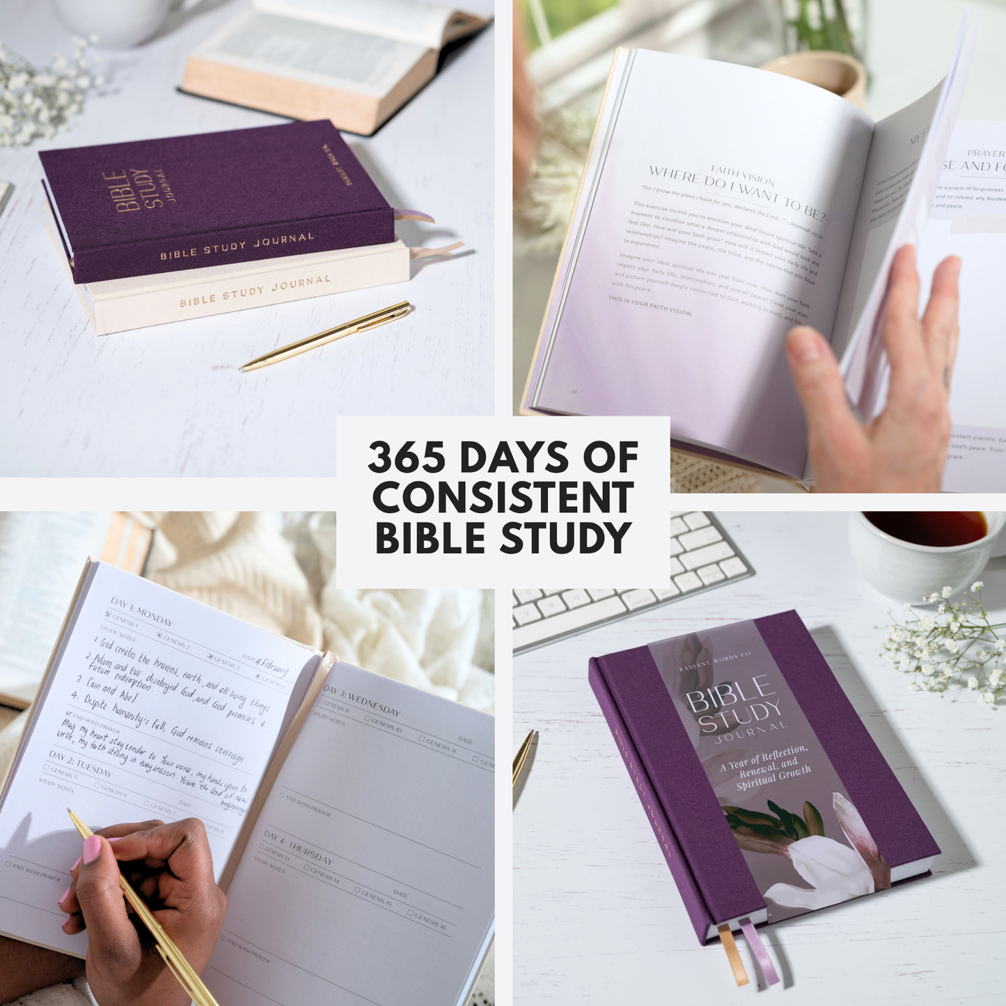 Bible Study Journal  (Purple)