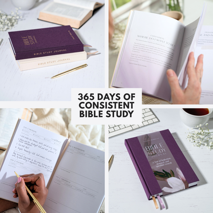 Bible Study Journal  (Purple)