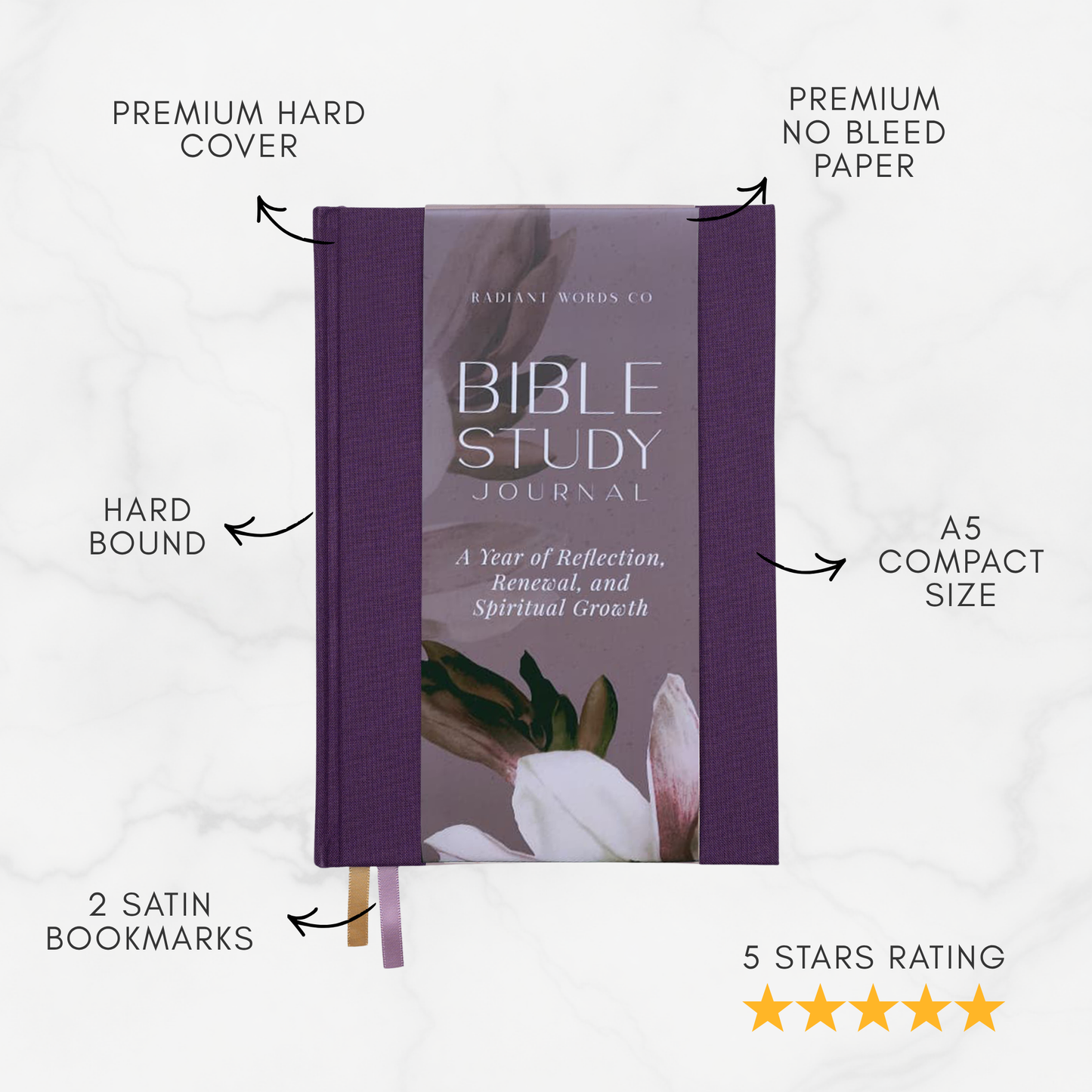 Bible Study Journal  (Purple)