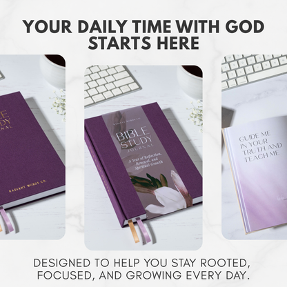 Bible Study Journal  (Purple)