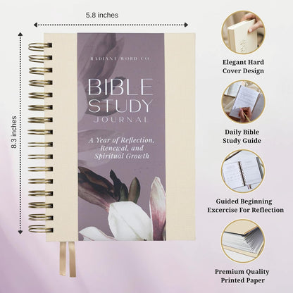 Bible Study Journal  (Spring Beige)