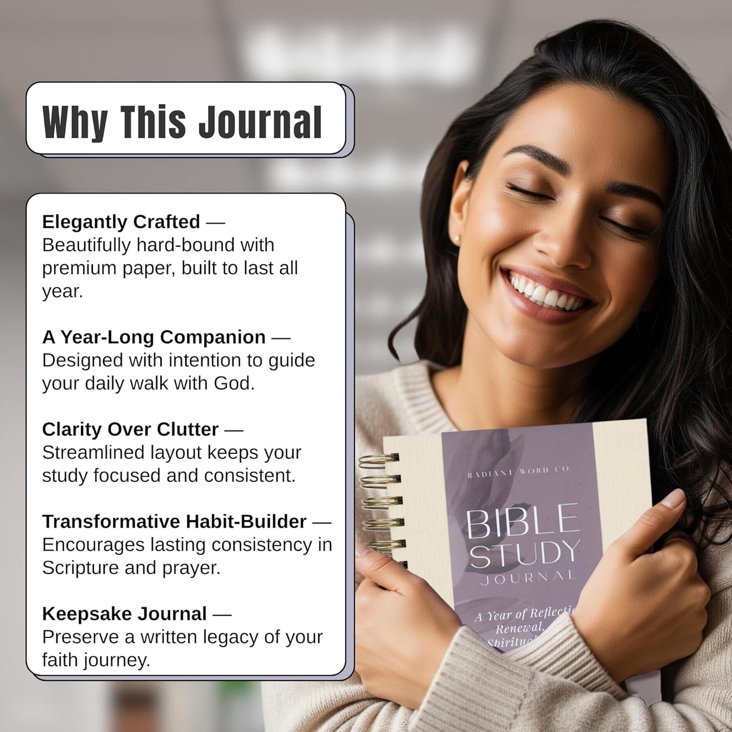 Bible Study Journal  (Spring Beige)