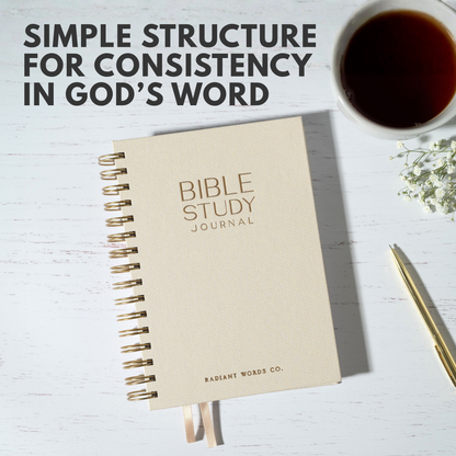 Bible Study Journal  (Spring Beige)