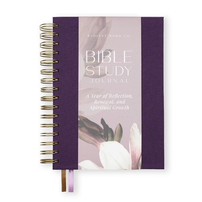 Bible Study Journal  (Spring Purple)