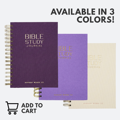 Bible Study Journal  (Spring Purple)