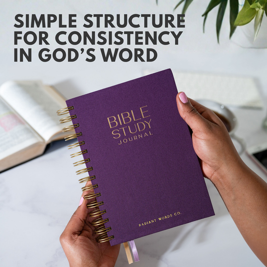 Bible Study Journal  (Spring Purple)