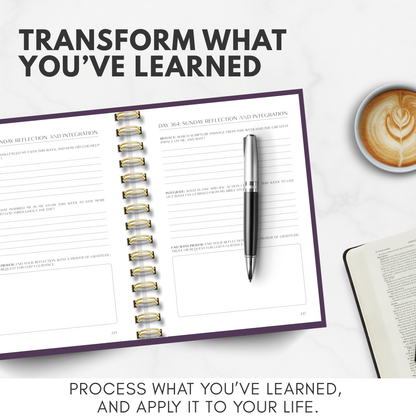 Bible Study Journal  (Spring Purple)