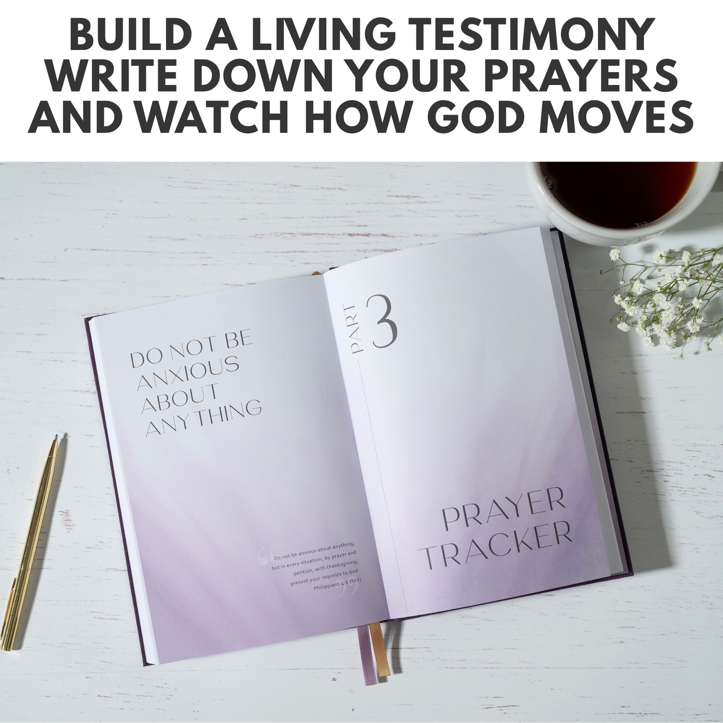 Bible Study Journal  (Spring Purple)