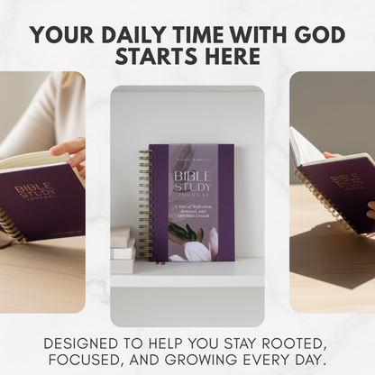 Bible Study Journal  (Spring Purple)
