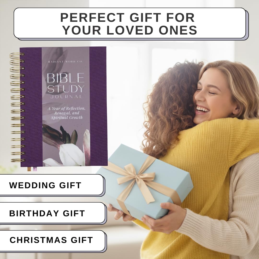 Bible Study Journal  (Spring Purple)