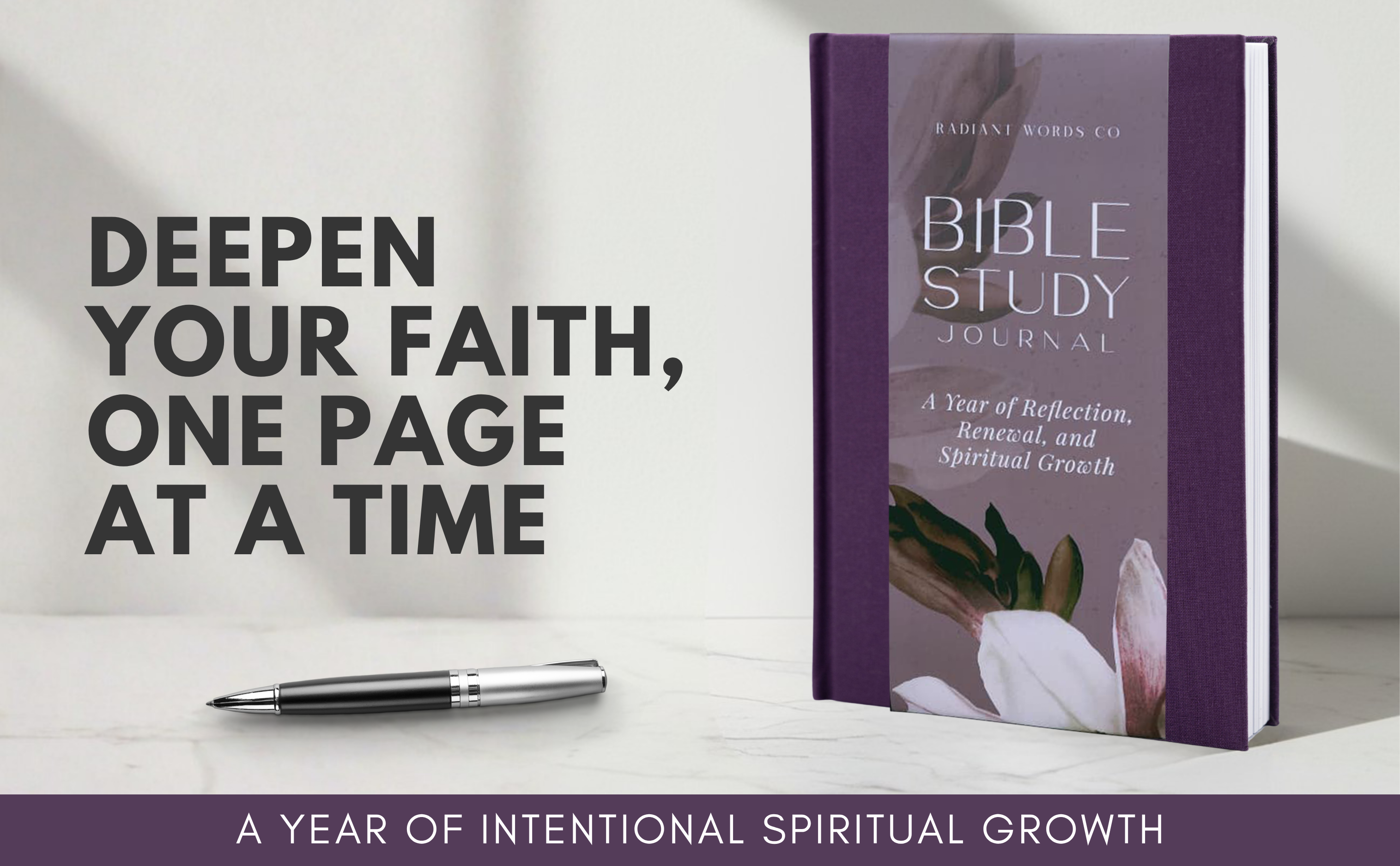 Bible Study Journal  (Purple)