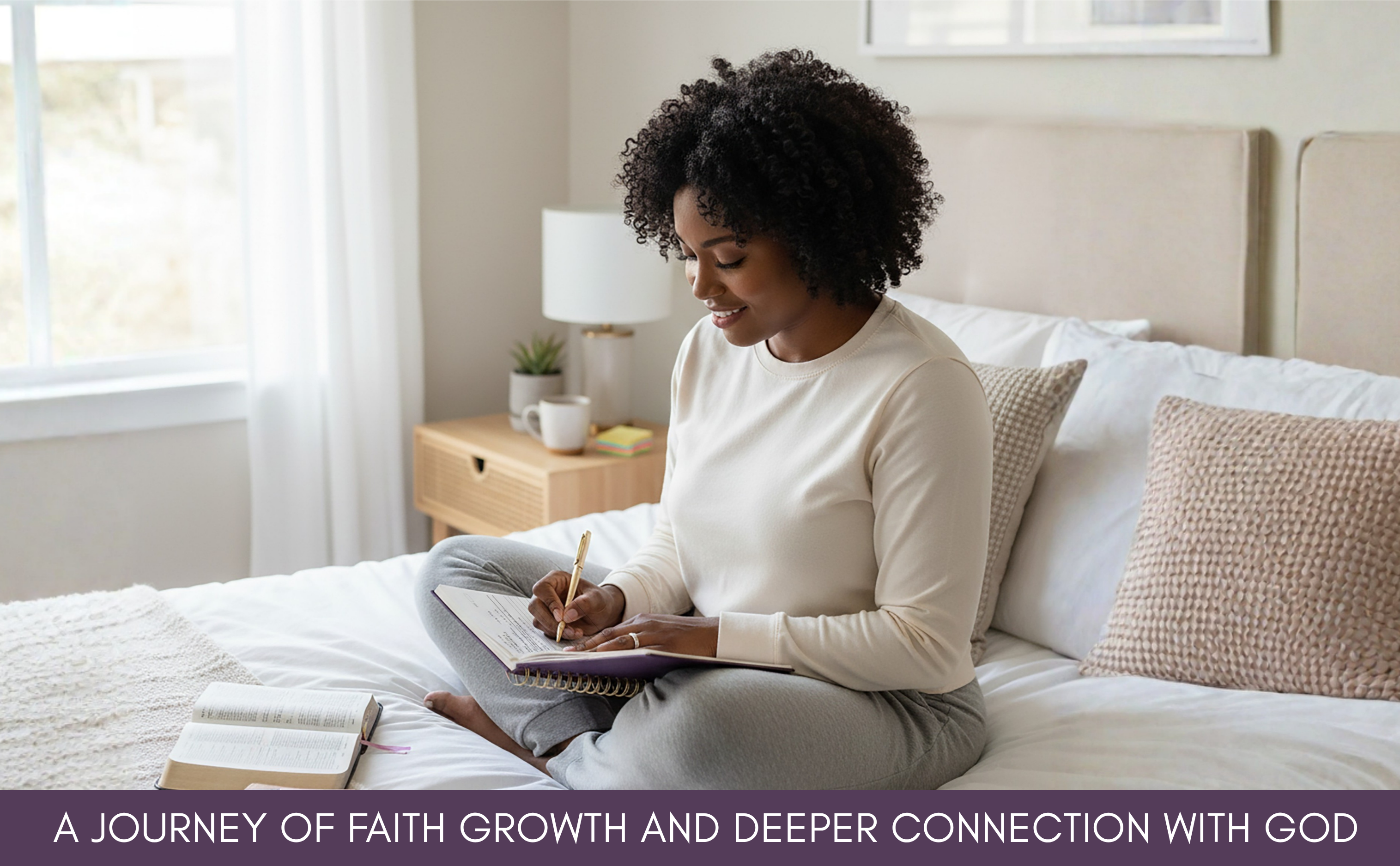 Bible Study Journal  (Spring Purple)