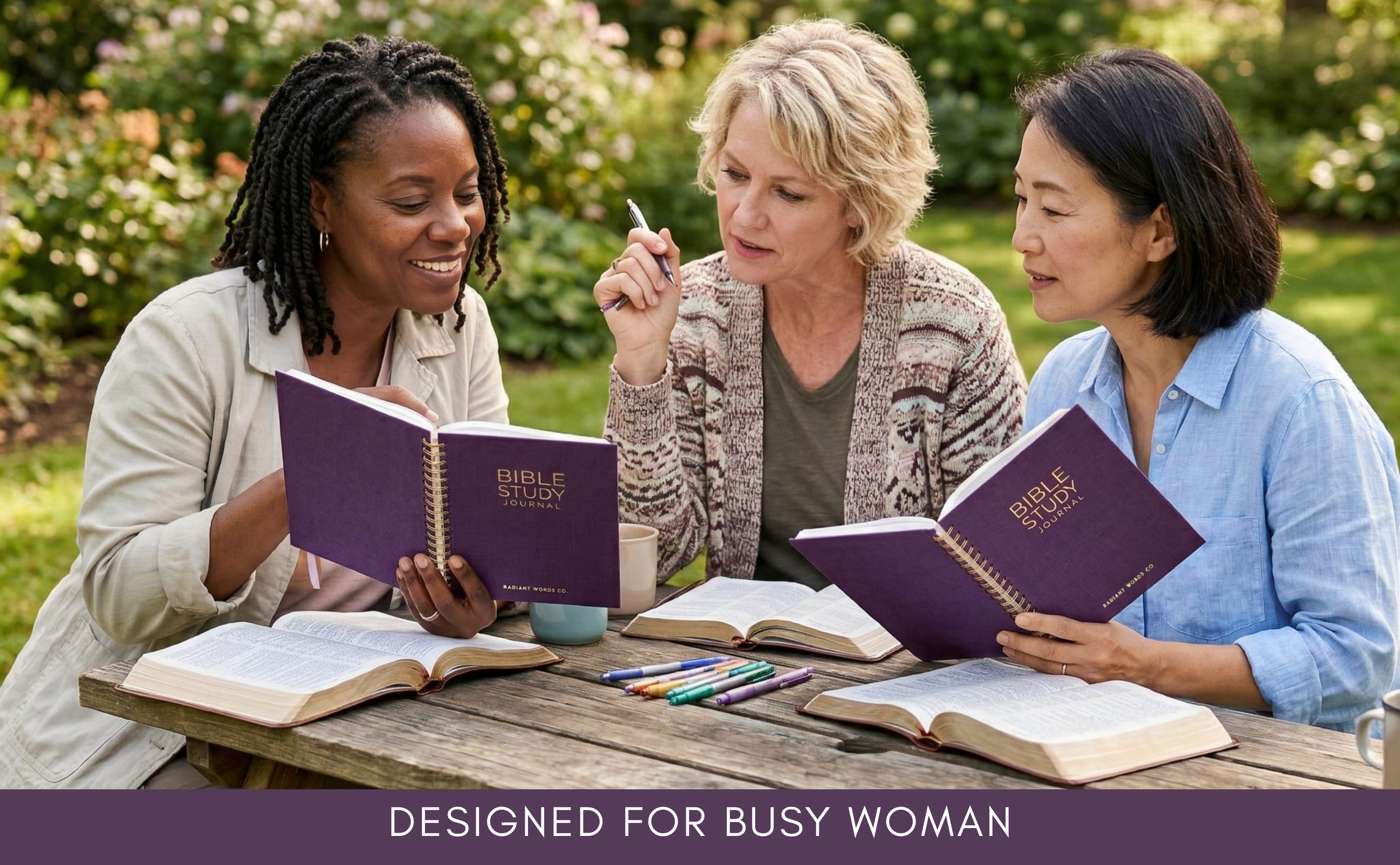 Bible Study Journal  (Spring Purple)