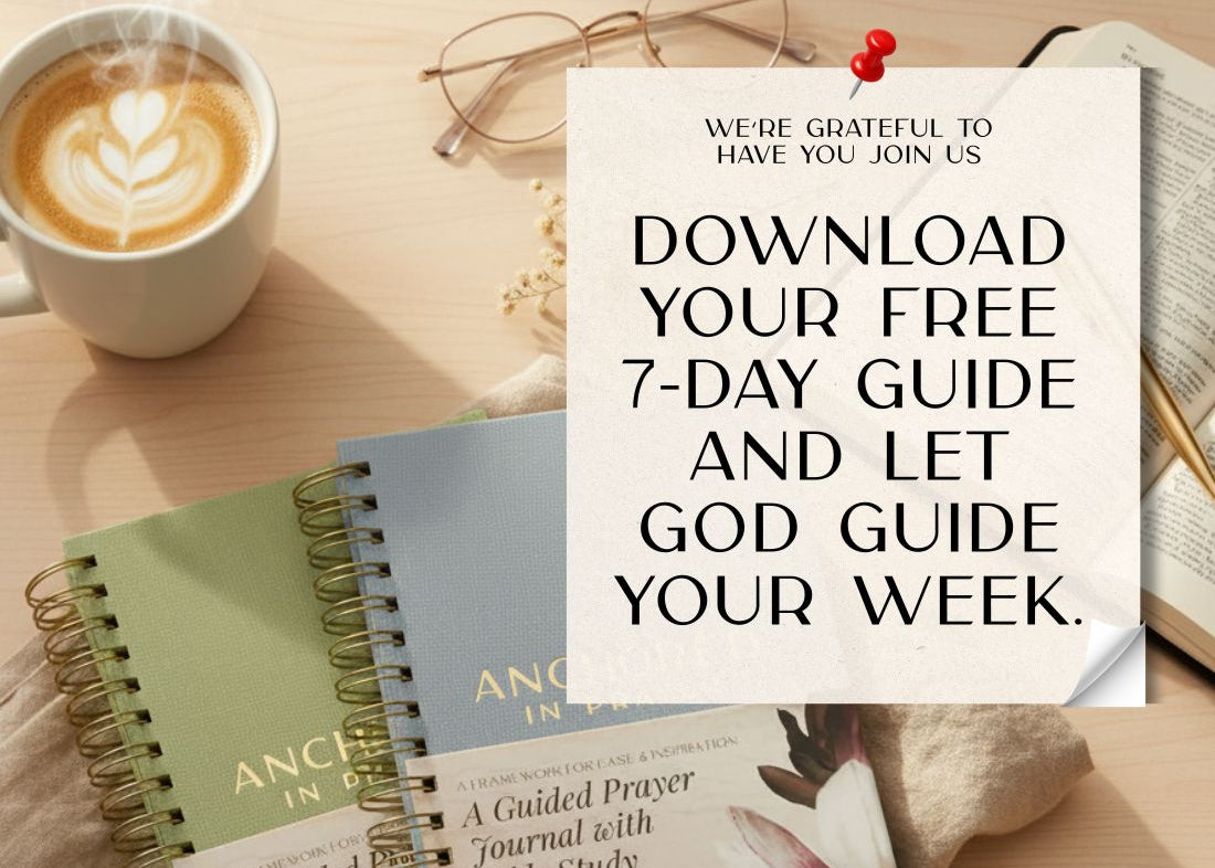 7-Day Anchored in Prayer Journal