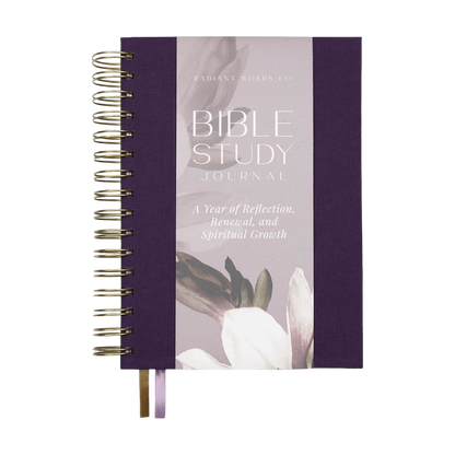 Bible Study Journal  (Spring Purple)