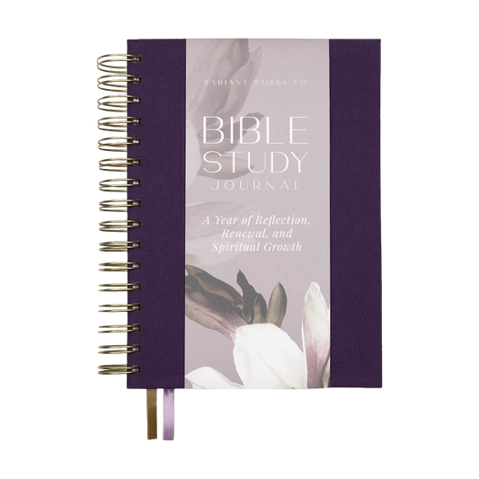 Bible Study Journal  (Spring Purple)